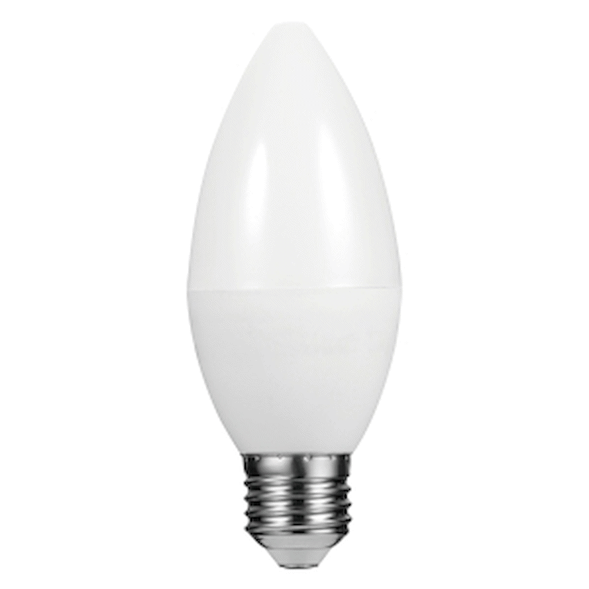 Switched Lighting Switched 5w Candle LED Light Bulb E27 - Warm White