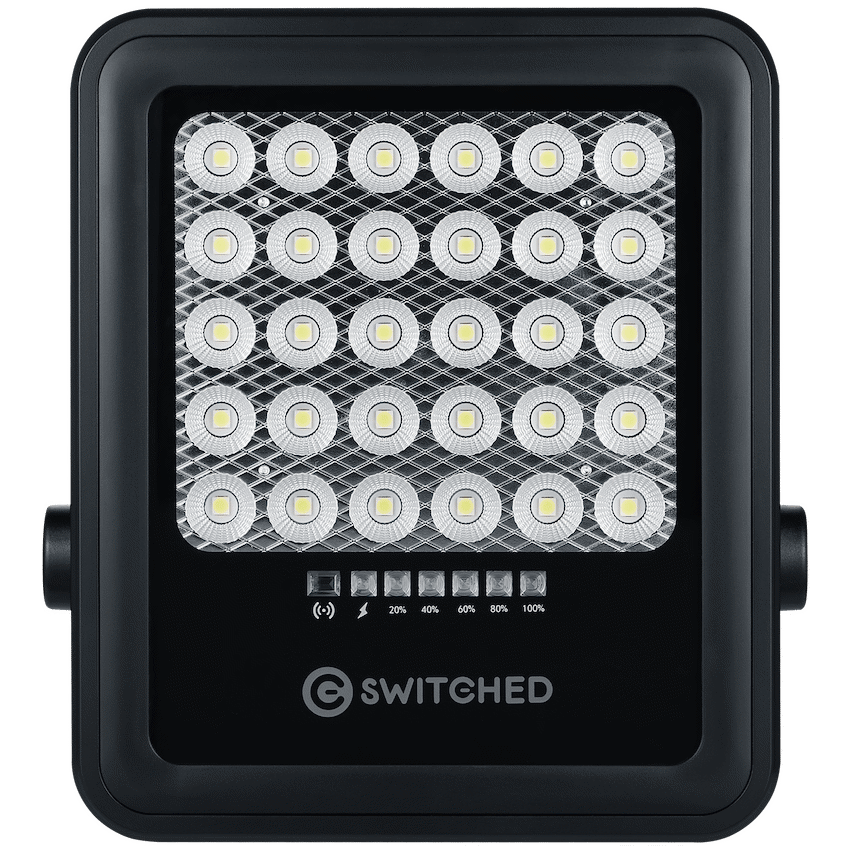 Switched Lighting Switched Urban PRO Series - 100w Solar Floodlight with Remote