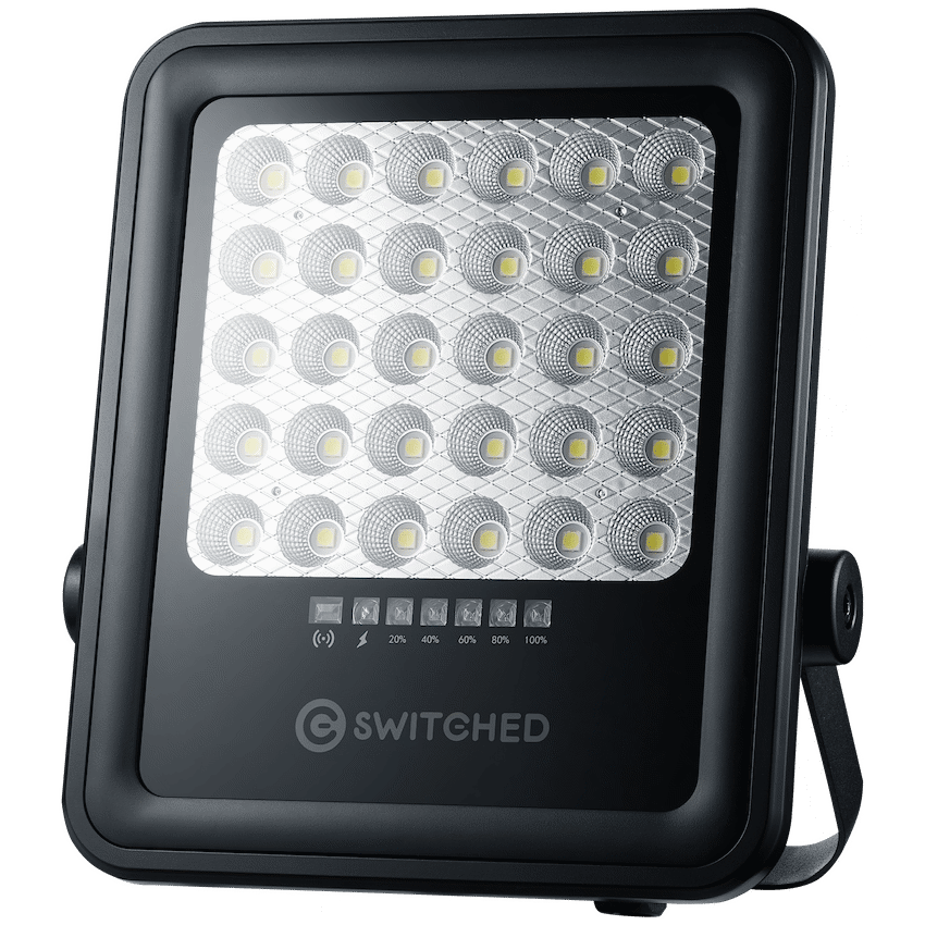 Switched Lighting Switched Urban PRO Series - 100w Solar Floodlight with Remote
