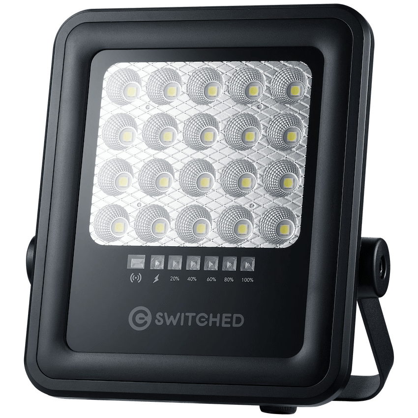 Switched Lighting Switched Urban Pro Series - 50w Solar Floodlight with Remote