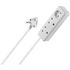 Switched SWITCHED 3 Way Multiplug - White