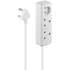 Switched SWITCHED 3 Way Multiplug - White