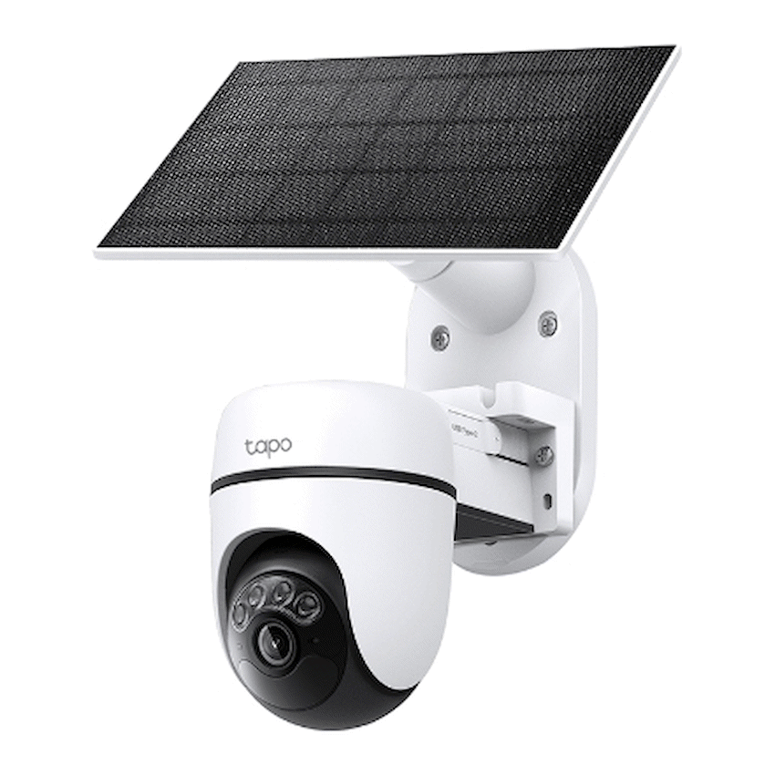 Tapo Networking Solar-Powered Pan/Tilt Security Camera Kit