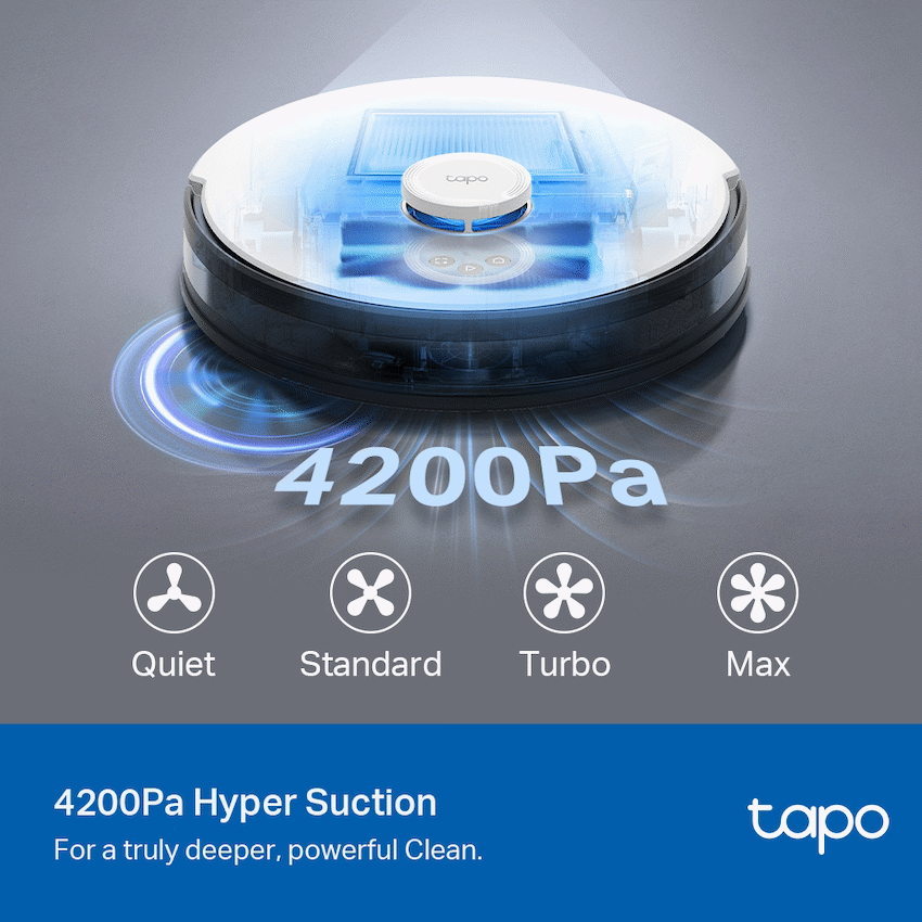 Tapo Smart Home LiDAR Navigation Robot Vacuum