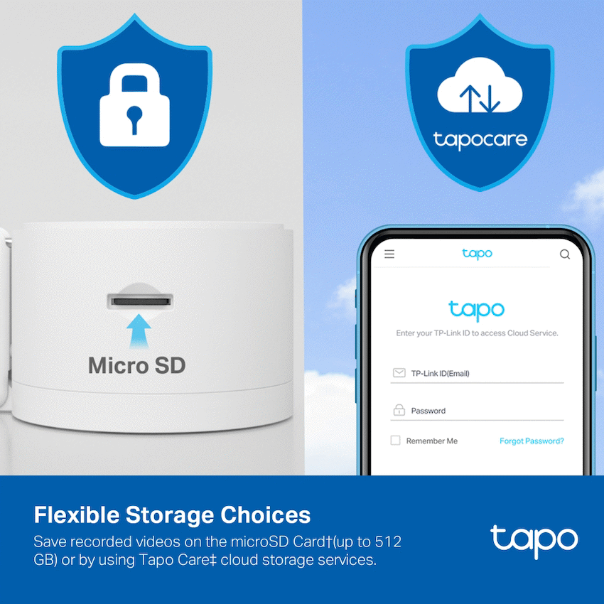 Tapo Smart Home TP-Link Tapo C125 4MP 2K QHD Ai Home Security WiFi Camera