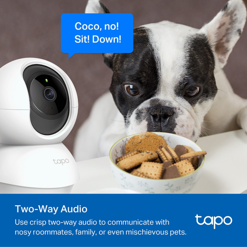 Tapo Smart Home TP-Link Tapo C200P2 Pan/Tilt Home Security Wi-Fi Camera