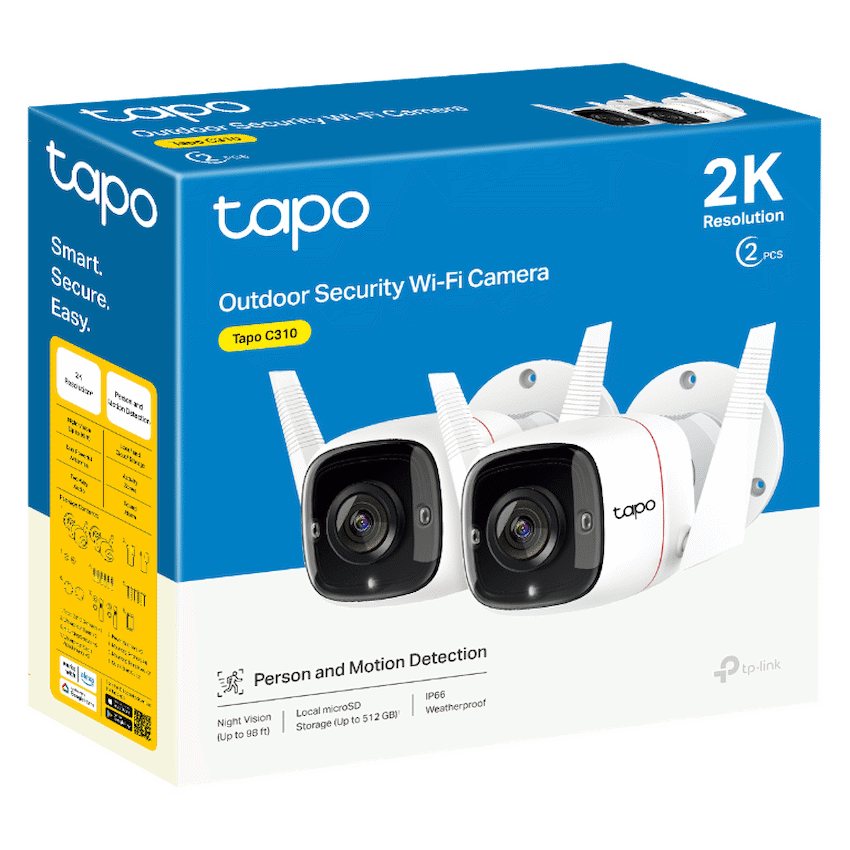Tapo Smart Home TP-Link Tapo C310P2 Outdoor Security Wi-Fi Camera