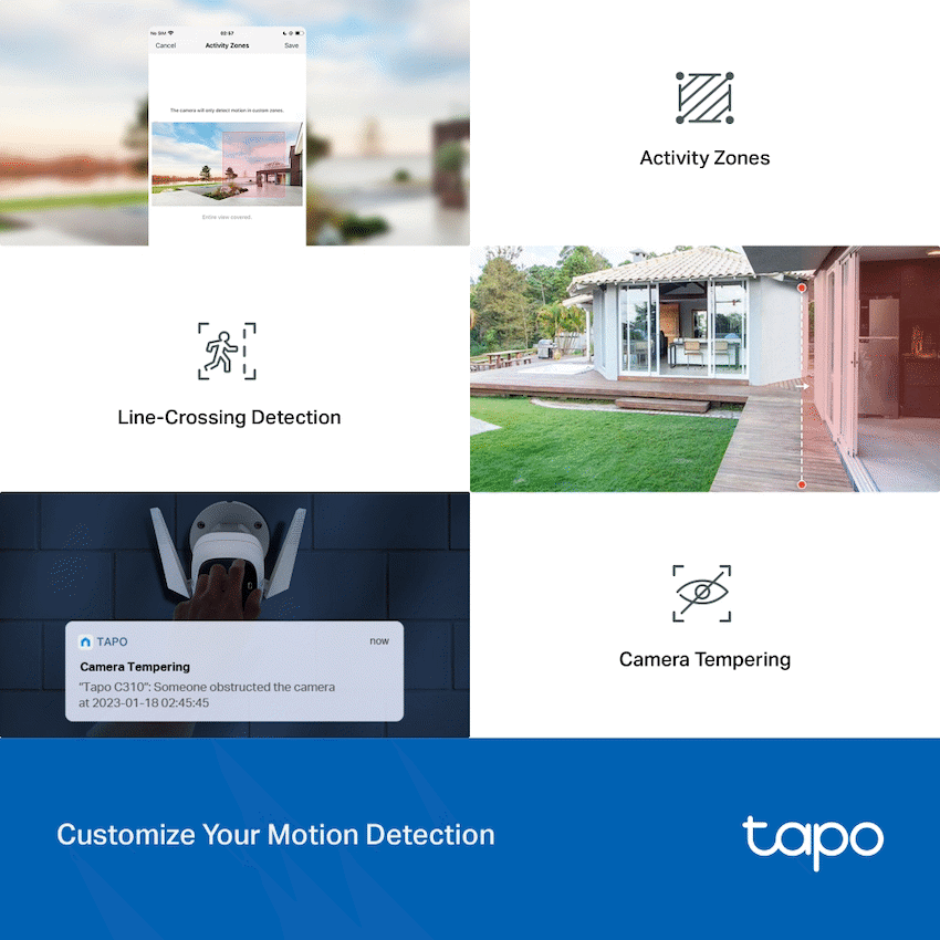 Tapo Smart Home TP-Link Tapo C310P2 Outdoor Security Wi-Fi Camera