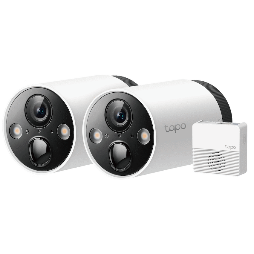 Tapo Smart Home TP-Link Tapo C420S2 2K Smart Wire-Free Security Camera, 2 Camera System