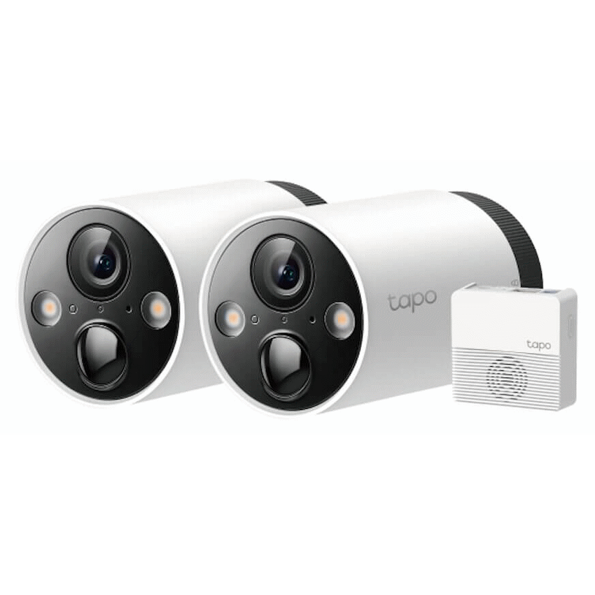 Tapo Smart Home TP-Link Tapo C420S2 2K Smart Wire-Free Security Camera, 2 Camera System