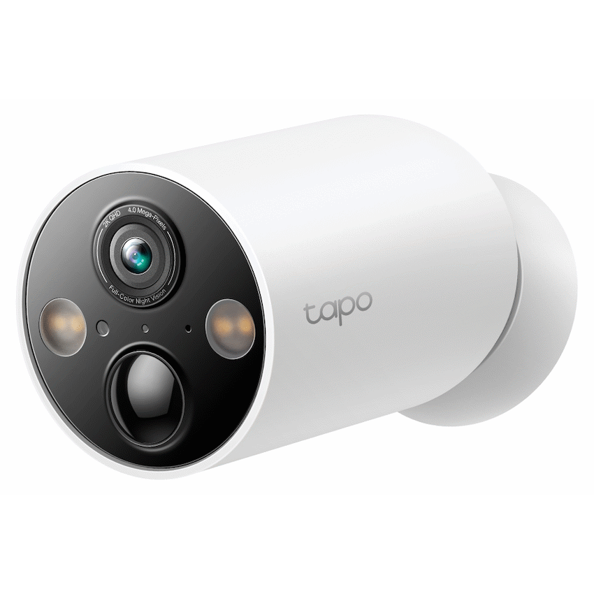 Tapo Smart Home TP-Link Tapo C425 (2-Pack) 4MP 2K QHD Battery Wire-Free Outdoor Security Camera
