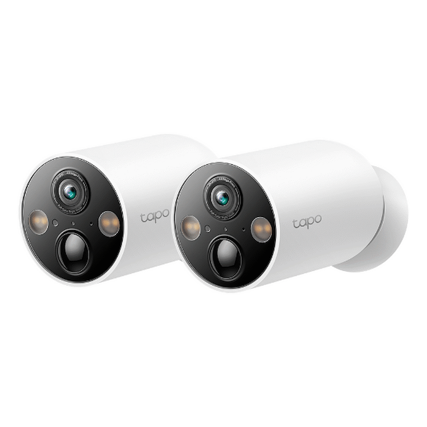 Tapo Smart Home TP-Link Tapo C425 (2-Pack) 4MP 2K QHD Battery Wire-Free Outdoor Security Camera