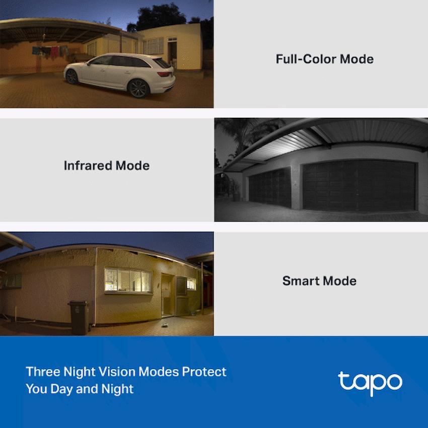 Tapo Smart Home TP-Link Tapo C510W 2K Outdoor Pan/Tilt Security WiFi Camera