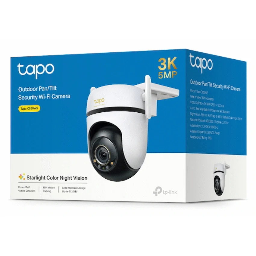 Tapo Smart Home TP-Link Tapo C530WS Outdoor Pan/Tilt Security Wi-Fi Camera