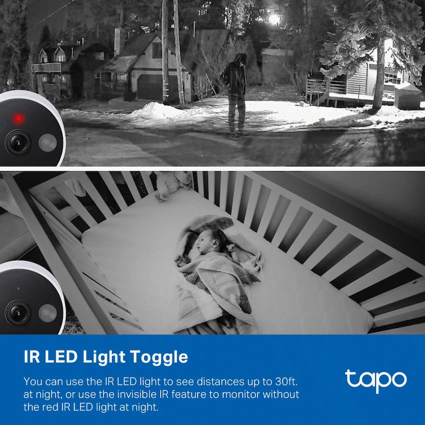 Tapo Smart Home TP-Link Tapo Indoor/Outdoor Home Security Wi-Fi Camera