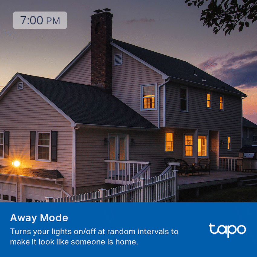 Tapo Smart Home TP-Link Tapo L530E 2 Pack 8.7w Smart Wi-Fi Warm White Light Bulb, Dimmable, A60, E27