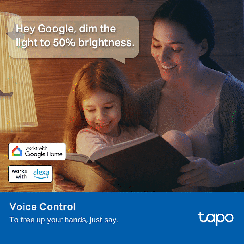 Tapo Smart Home TP-Link Tapo L530E (4-Pack) Smart Wi-Fi Light Bulb - Multicolor