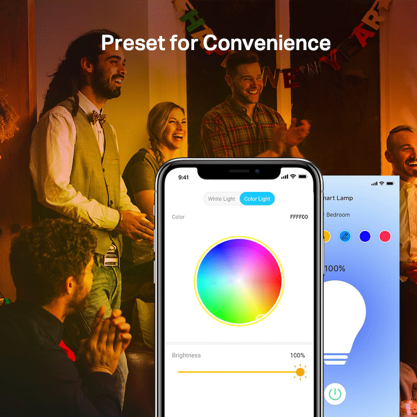 Tapo Smart Home TP-Link Tapo L530E 9w Smart Wi-Fi Light Bulb, Multicolor, A60, E27