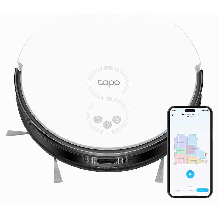 Tapo Smart Home TP-Link Tapo RV20 Robot LIDAR Vacuum, 2600 mAh