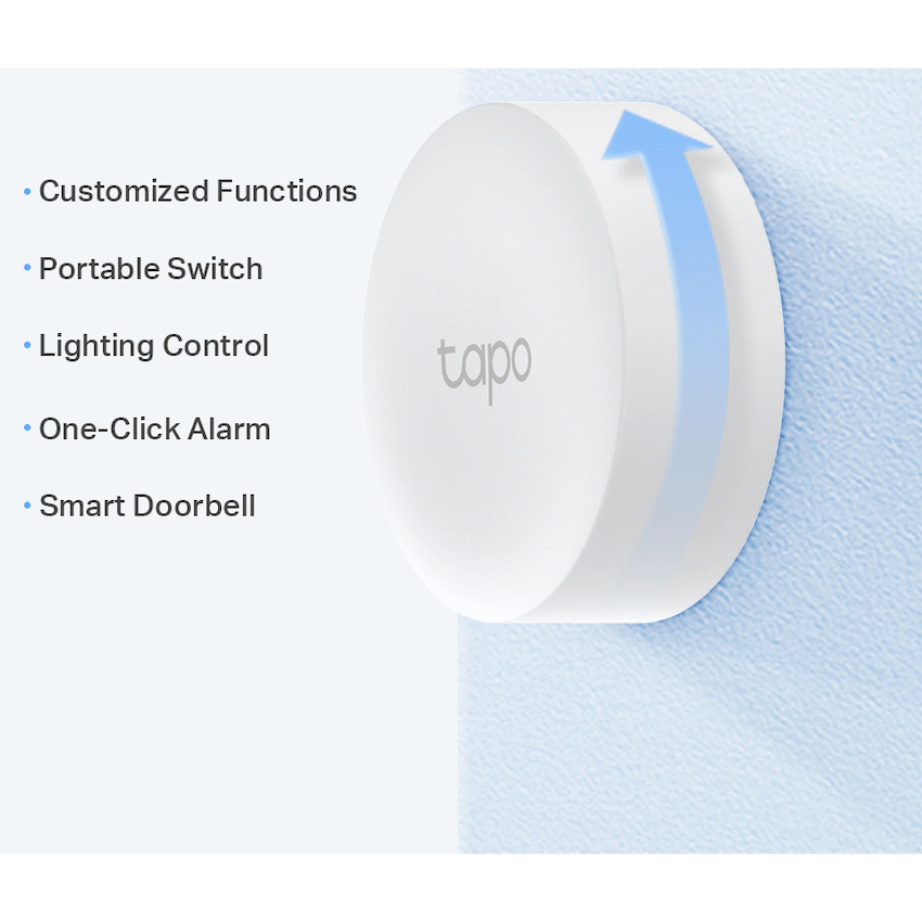 Tapo Smart Home TP-Link Tapo S200B Smart 868mhz Button (CR2032 Battery)