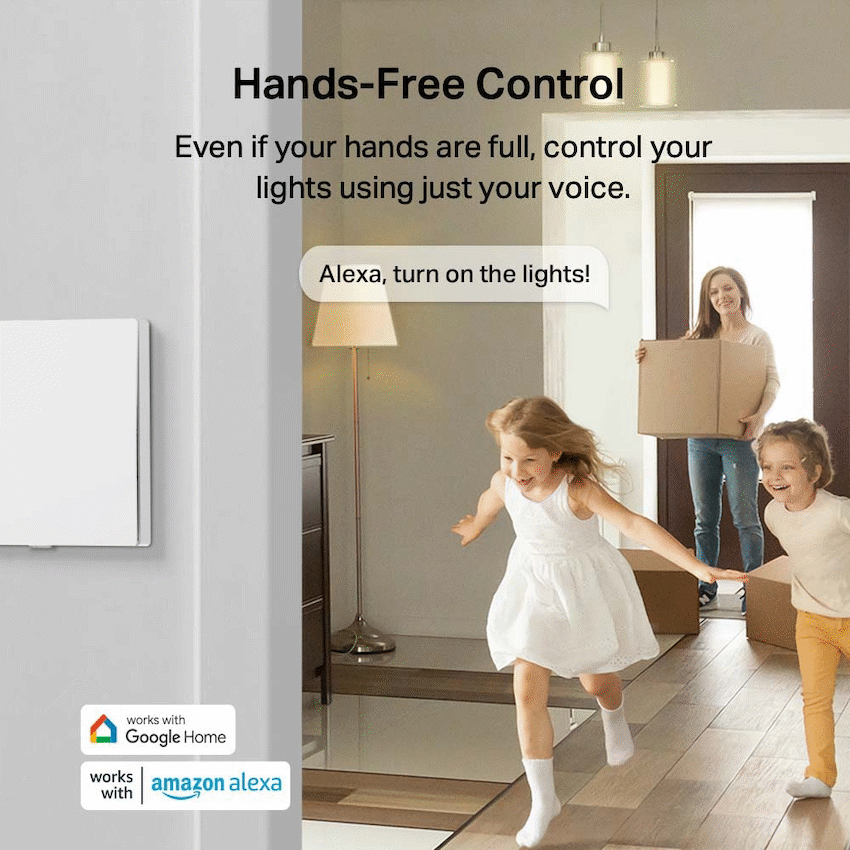 Tapo Smart Home TP-Link Tapo S210 Smart Light Switch 1 Gang 1 Way