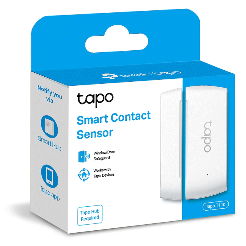 Tapo Smart Home TP-Link Tapo T110 Smart 868mhz Door/Window Sensor with CR2032 Battery