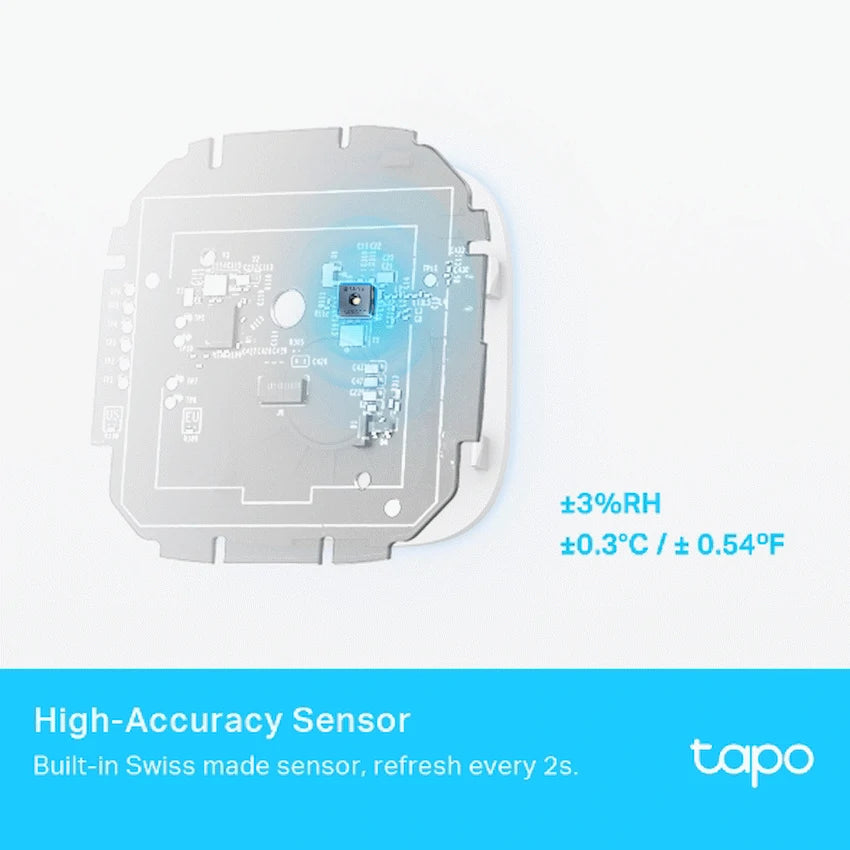 Tapo Smart Home TP-Link Tapo T315 Smart 868mhz Temperature & Humidity Monitor