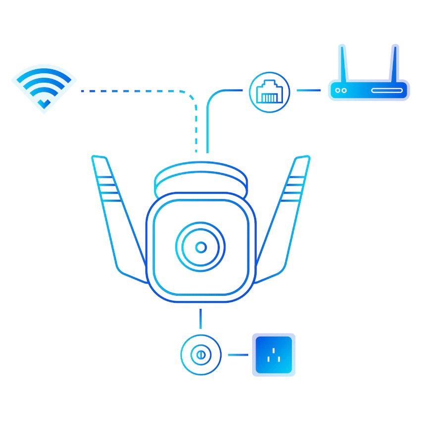 Tapo Smart Home TP-Link Tapo TC65 3MP Outdoor Security Wi-Fi Camera