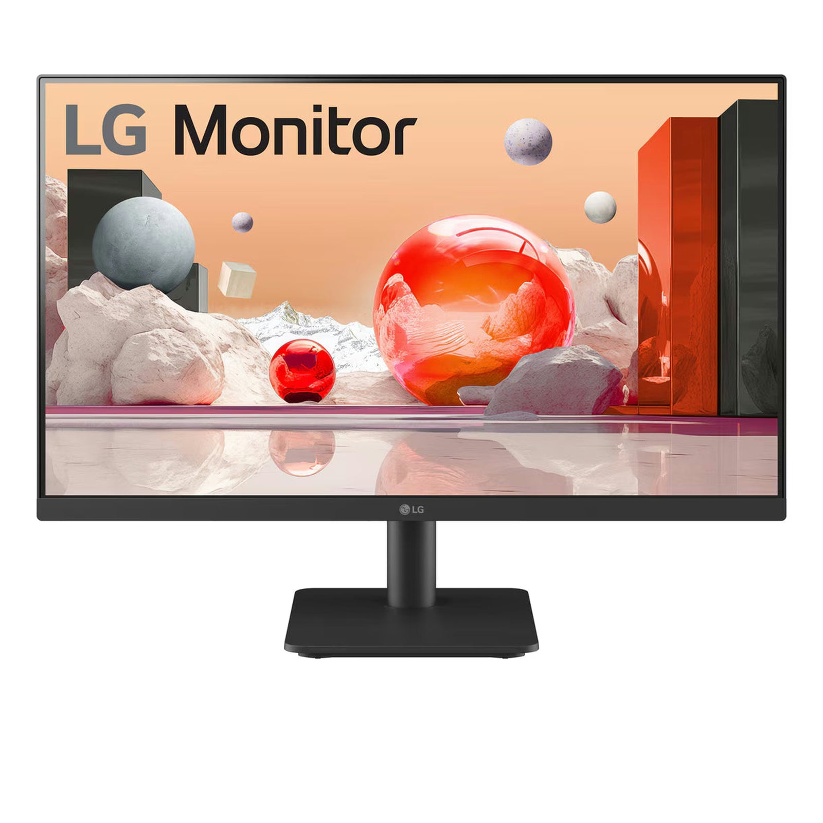 GUNMANSA LG Essential 24'' FHD IPS Monitor 100Hz; 1920x1080 IPS;  Super Resolution+; 2x HDMI Ports; Tilt Functionality