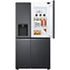 LG 617L Black Door-in-Door Non Plumbed Side by Side Fridge - GC-J257SQ2W