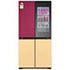 LG 617l Colour Changing LED MoodUp™ Multi-Door Fridge Freezer - GR-A24FDMMB
