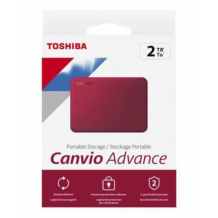 Toshiba Devices Toshiba Canvio Advance 2tb 2.5" USB 3.2 - Red