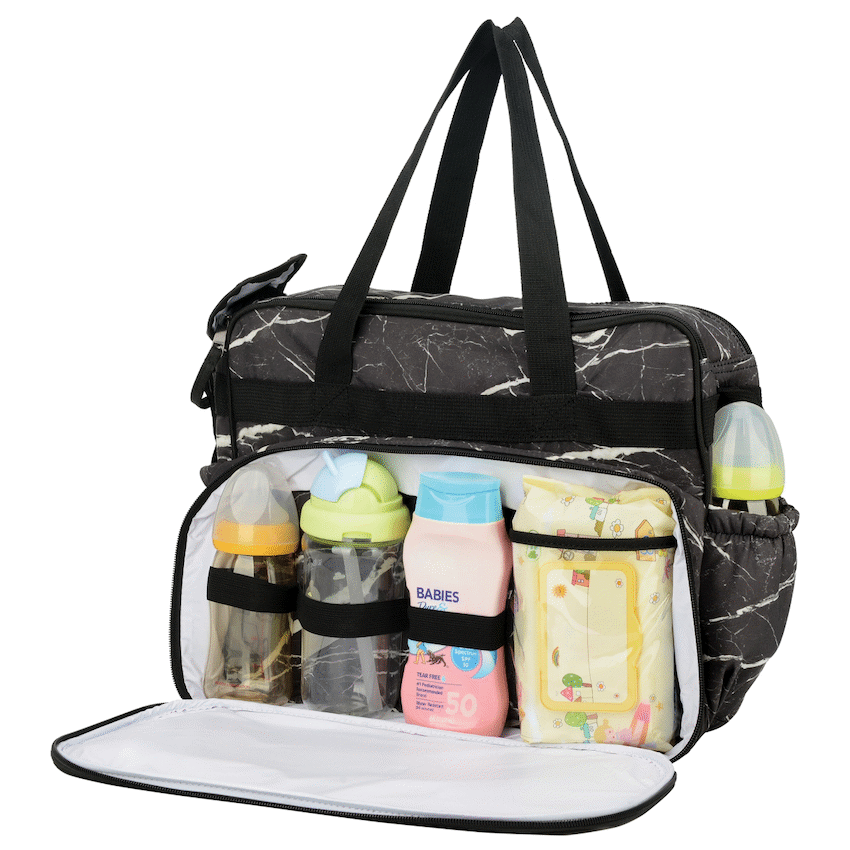 Totes Babe Bags Totes Babe Marmol Diaper Bag