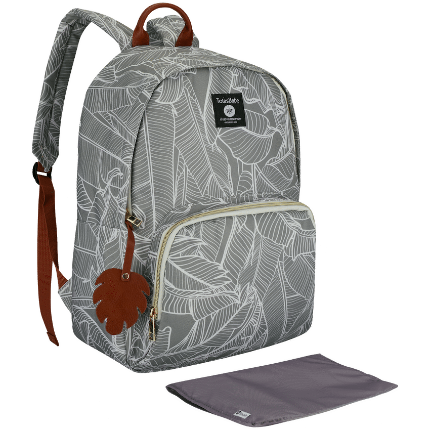 Totes Babe Bags Totes Babe Selva Diaper Backpack Botanical Sage