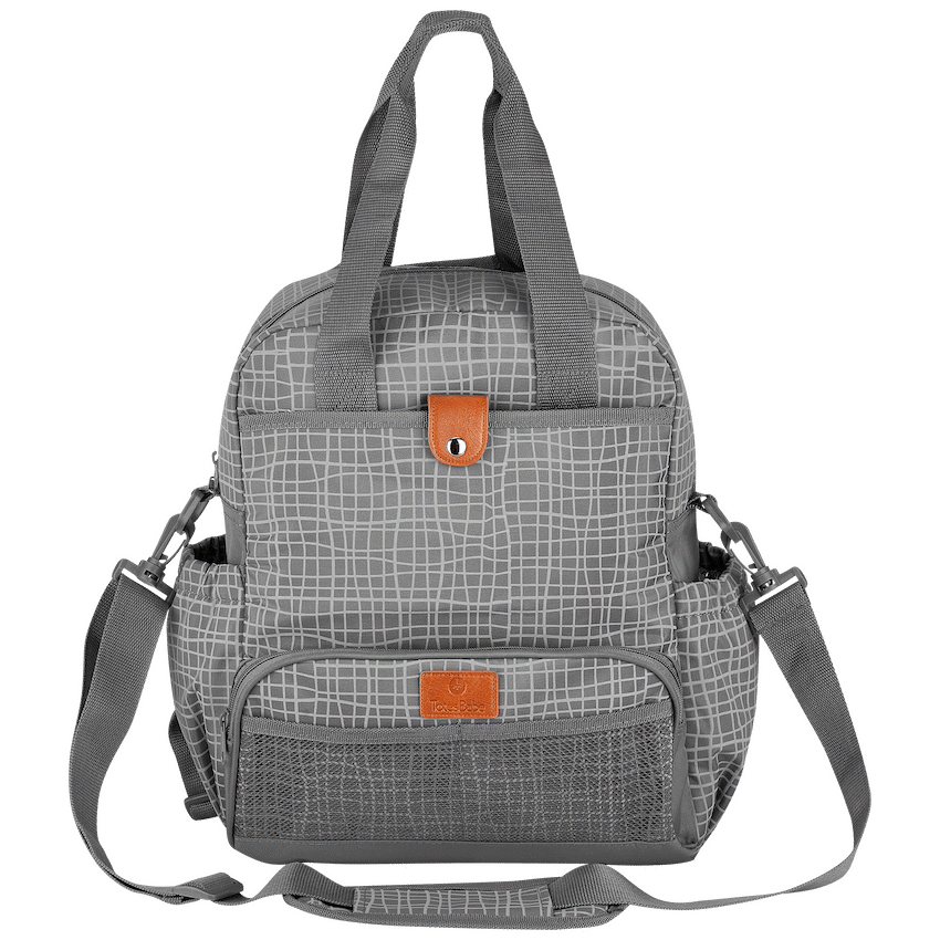 Totes Babe Bags Totes Babe Wavy Series Diaper Backpack Grey