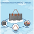 Totes Babe Bags Totes Babe Wavy Series Nursery Caddy Grey