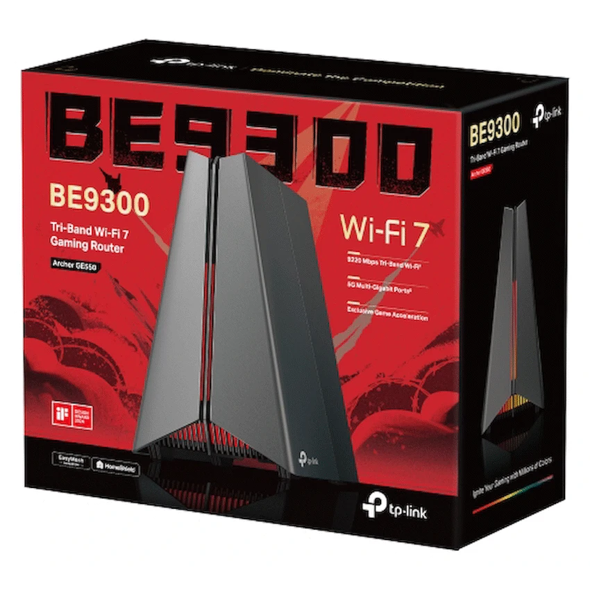 TP-Link Networking Archer GE550 BE9300 Tri-Band Wi-Fi 7 Gaming Router