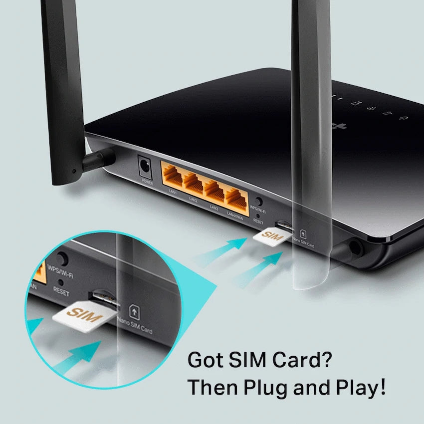 TP-Link Networking Archer MR202 AC750 Wireless Dual-Band 4G LTE Router