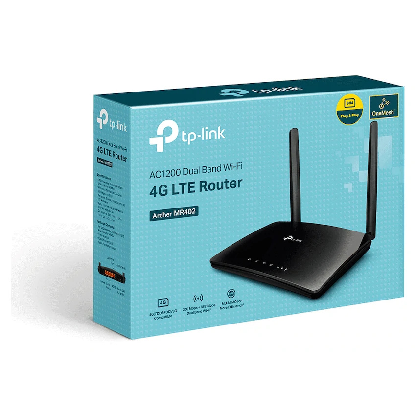TP-Link Networking TP-Link AC1200 Wireless  Dual Band  4G LTE Router
