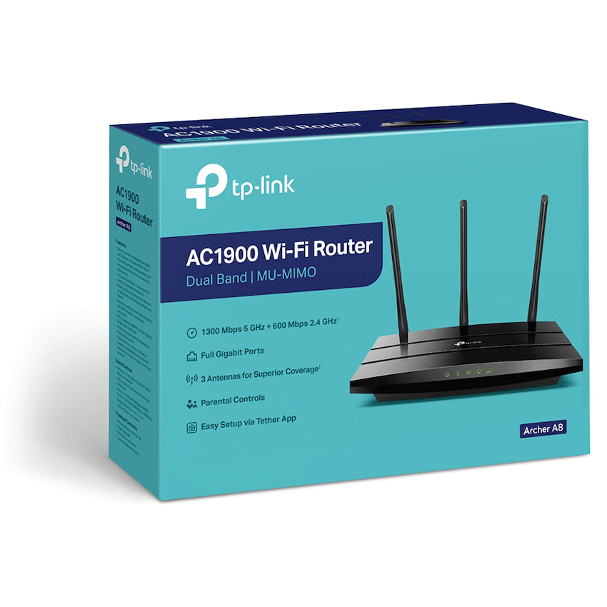 TP-Link Networking TP-Link Archer A8 AC1900 Wireless MU-MIMO Wi-Fi Router