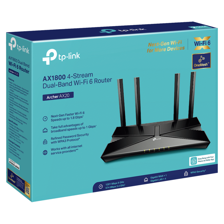 TP-Link Networking TP-Link Archer AX1800 Wi-Fi 6 Router