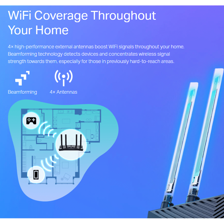 TP-Link Networking TP-Link Archer AX23 AX1800 Dual-Band Wi-Fi 6 Router