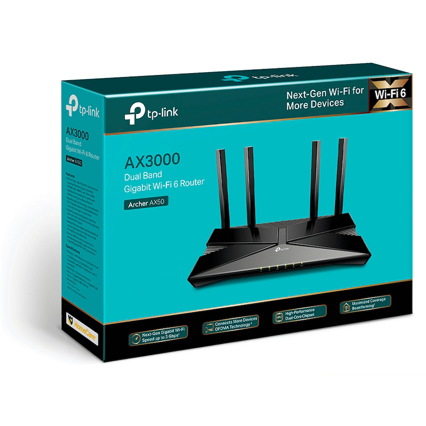 TP-Link Networking TP-Link Archer AX50 AX3000 Wi-Fi 6 Router