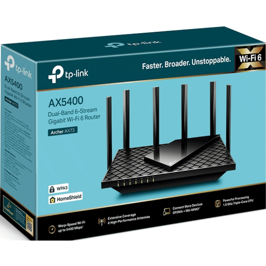 TP-Link Networking TP-Link Archer AX73 AX5400 Dual-Band Wi-Fi 6 Router