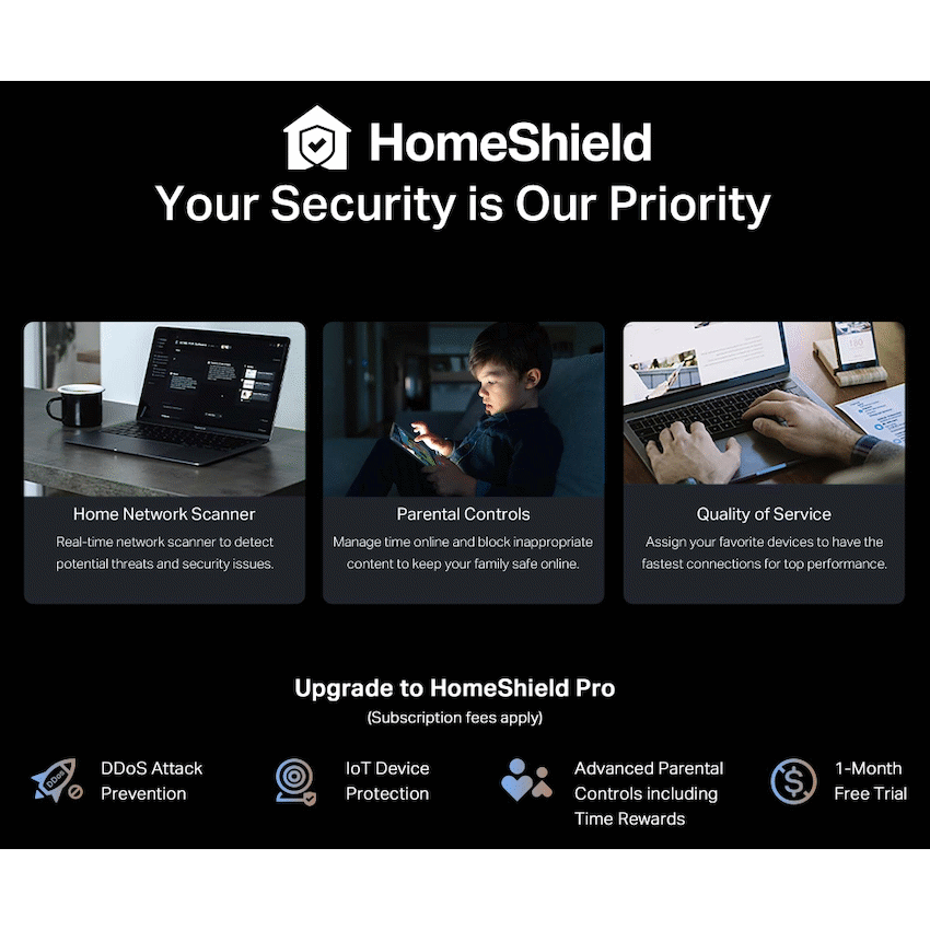 TP-Link Networking TP-Link Archer BE550 BE9300 Tri-Band Wi-Fi 7 Router