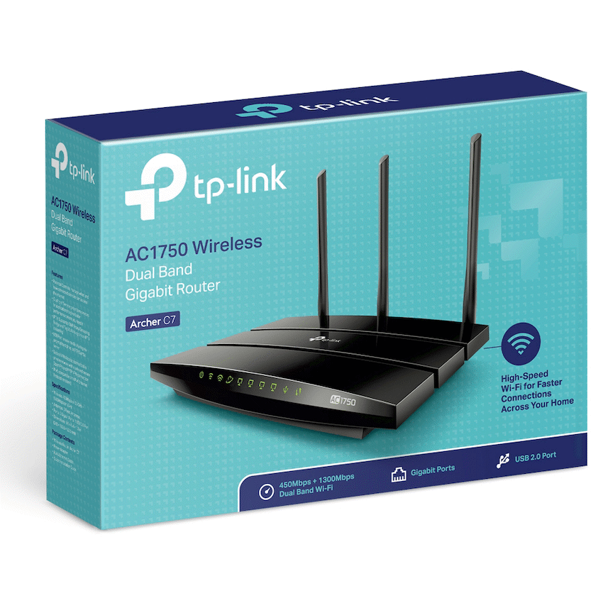 TP-Link Networking TP-Link Archer C7 AC1750 Dual-Band Wi-Fi Router