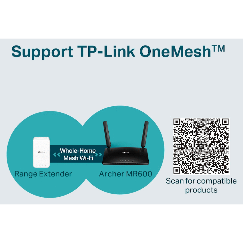 TP-Link Networking TP-Link Archer MR600 AC1200 4G LTE Cat6 Gigabit Router