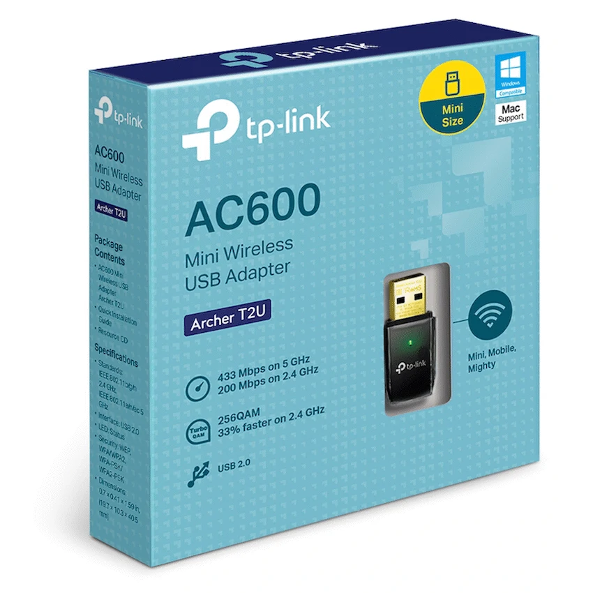 TP-Link Networking TP-Link Archer T2U AC600 Wi-Fi USB Adapter