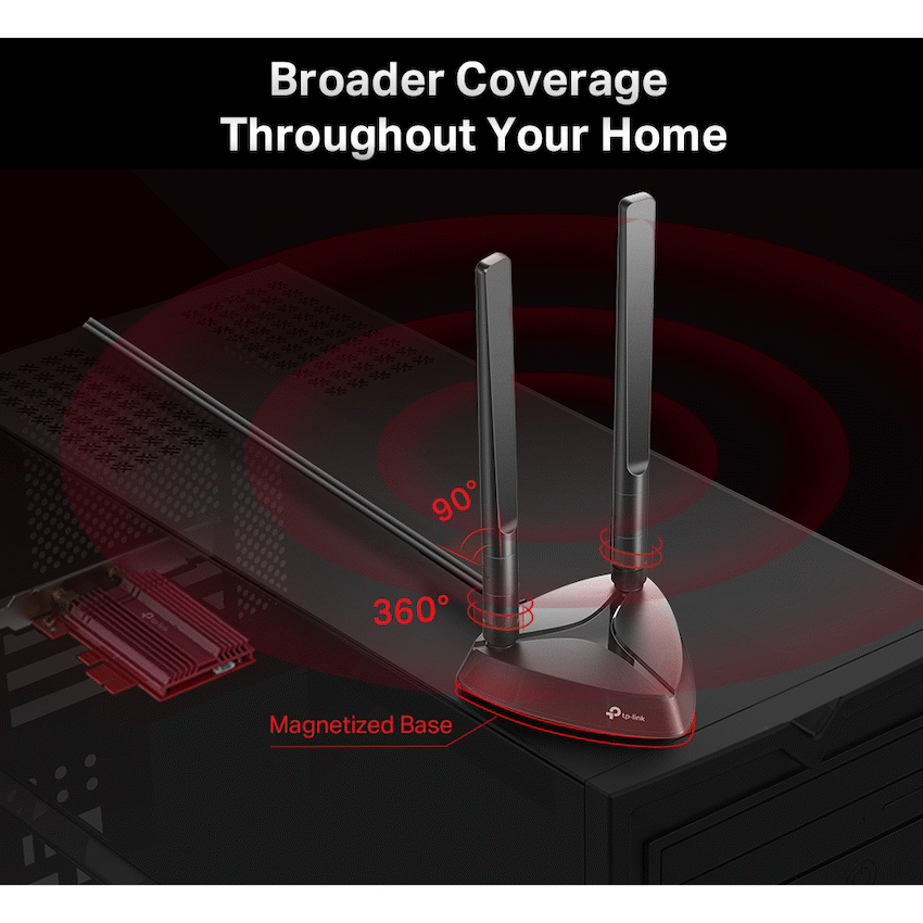 TP-Link Networking TP-Link Archer TX3000E AX3000 Wi-Fi 6 Bluetooth 5.0 PCI Express Adapter