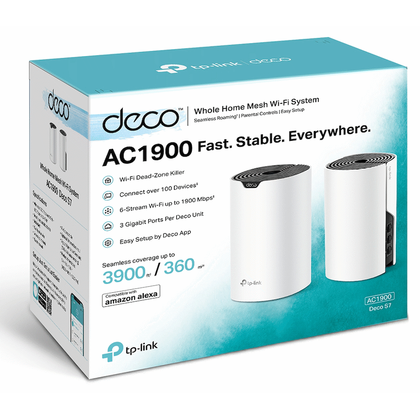 TP-Link Networking TP-Link Deco S7 (1-Pack) AC1900 Whole Home Mesh Wi-Fi System